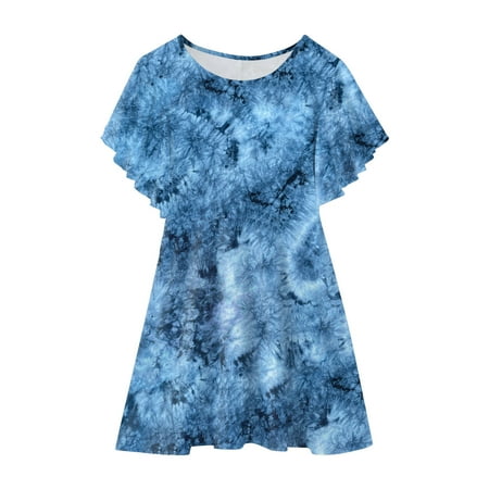 Rovga Casual Dresses For Girls Dress Ruffle Sleeve Chiffon Bow Swing Pleated Tie Dye Prints Wedding Party Princess Dresse Party Birthday Girl Dress
Rovga Casual Dresses For Girls Dress Ruffle Sleeve Chiffon Bow Swing Pleated Tie Dye Prints Wedding Party Princess Dresse Party Birthday Girl Dress