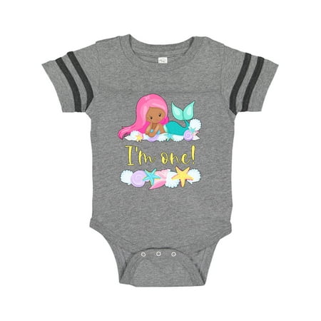 Inktastic I m 1 Mermaid with Pink Hair and Shells Gift Baby Boy or Baby Girl Bodysuit
Inktastic I m 1 Mermaid with Pink Hair and Shells Gift Baby Boy or Baby Girl Bodysuit