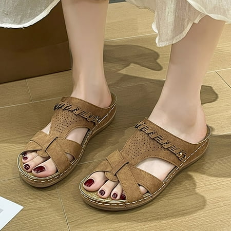 WNG Ladies Summer Solid Colour Flowers Hollow Breathable Slope with Thick Bottom Large Size Sandals Slippers
WNG Ladies Summer Solid Colour Flowers Hollow Breathable Slope with Thick Bottom Large Size Sandals Slippers