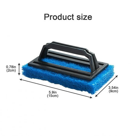 Hand-Held Sponge Cleaning Brush for Swimming Pool Jacuzzi Summer 1PC Scrub Brush for Cleaning The Bottom and Walls of The Swimming Pool Blue
Hand-Held Sponge Cleaning Brush for Swimming Pool Jacuzzi Summer 1PC Scrub Brush for Cleaning The Bottom and Walls of The Swimming Pool Blue