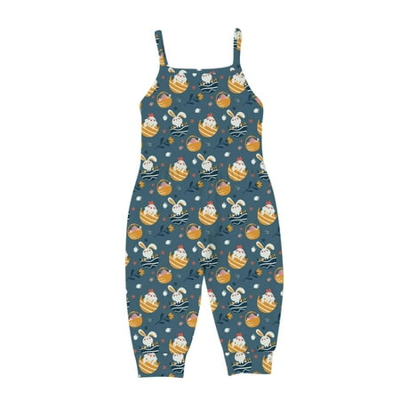Mikilon Toddler Kids Boys Girls Summer Easter Fashion Cute Flowers Print Suspenders Romper Jumpsuit Jumpsuit for Baby Girls 4-5 Years Blue 2023 Deal
Mikilon Toddler Kids Boys Girls Summer Easter Fashion Cute Flowers Print Suspenders Romper Jumpsuit Jumpsuit for Baby Girls 4-5 Years Blue 2023 Deal