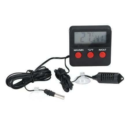 Thermometer Hygrometer Accurate Real Time Display Digital Mini Humidity Temperature Gauge For Reptile For Pet
Thermometer Hygrometer Accurate Real Time Display Digital Mini Humidity Temperature Gauge For Reptile For Pet
