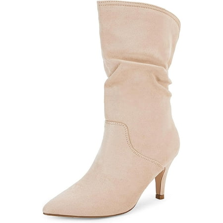 Women s Mid Calf Slouchy Boots High Heel Faux Suede Boots Pointed Toe Slip On Fashion Western Booties
Women s Mid Calf Slouchy Boots High Heel Faux Suede Boots Pointed Toe Slip On Fashion Western Booties