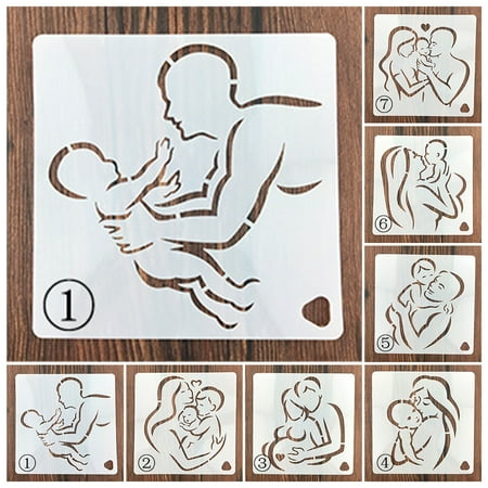 jiaroswwei Cake Stencil Hollow Out Smooth Surface Plastic Love Pregnant DIY Fondant Spray Template Kitchen Supplies
jiaroswwei Cake Stencil Hollow Out Smooth Surface Plastic Love Pregnant DIY Fondant Spray Template Kitchen Supplies