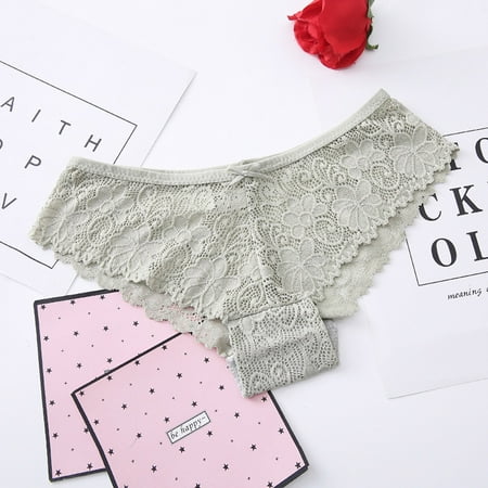 BIZIZA Women BriefsSexy Breathable Mid Rise Lace Seamless Underwear Womens Panty Green M
BIZIZA Women BriefsSexy Breathable Mid Rise Lace Seamless Underwear Womens Panty Green M