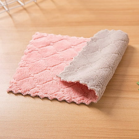Dagugfen Kitchen Dish Towels Super Absorbent Kitchen Towels Coral Fleece Cleaning Wipes Machine Washable Kitchen Supplies
Dagugfen Kitchen Dish Towels Super Absorbent Kitchen Towels Coral Fleece Cleaning Wipes Machine Washable Kitchen Supplies
