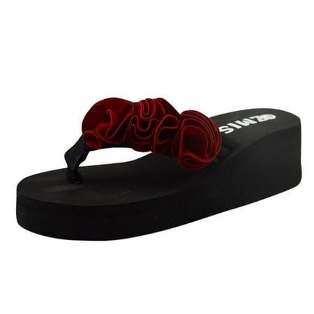 GNEIKDEING Summer Women s Flower Clip Toe Flip Flops Non-Slip Wedges Beach Slippers Gift on Clearance
GNEIKDEING Summer Women s Flower Clip Toe Flip Flops Non-Slip Wedges Beach Slippers Gift on Clearance