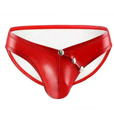 Mens Underwear Boxer Briefs Man Imitation Leather Patent Leather Knickers Low Waist Lingerie
Mens Underwear Boxer Briefs Man Imitation Leather Patent Leather Knickers Low Waist Lingerie