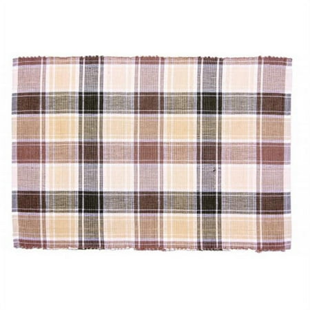 AG-01290S-4 19 in. Ribbed Placemats Tulip - Set of 4