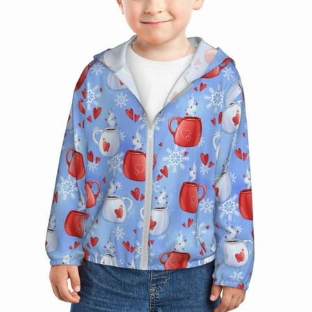 Gaeub coffee love cup winter Print Athletic Sun Protection Hoodie for Kids Long Sleeve Outdoor UV Shirt Running Fishing Top for Boys Girls-18 Months
Gaeub coffee love cup winter Print Athletic Sun Protection Hoodie for Kids Long Sleeve Outdoor UV Shirt Running Fishing Top for Boys Girls-18 Months