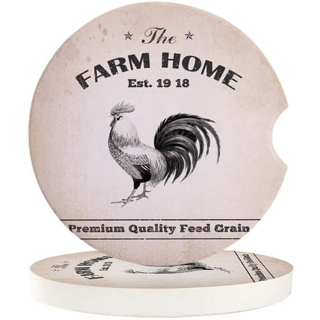 KXMDXA Farm Home Chicken Vintage Set of 6 Car Coaster for Drinks Absorbent Ceramic Stone Coasters Cup Mat with Cork Base for Home Kitchen Room Coffee Table Bar Decor
KXMDXA Farm Home Chicken Vintage Set of 6 Car Coaster for Drinks Absorbent Ceramic Stone Coasters Cup Mat with Cork Base for Home Kitchen Room Coffee Table Bar Decor