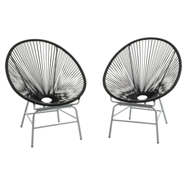 Coral Coast Haley Acapulco All-Weather Wicker Sun Chair - Set of 2