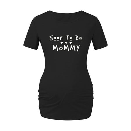 Pregnancy Women Summer Nursing Short Sleeve Fashion Cute Cartoon Letter Printed Round Neck T-shirt Casual Loose Top for Maternity
Pregnancy Women Summer Nursing Short Sleeve Fashion Cute Cartoon Letter Printed Round Neck T-shirt Casual Loose Top for Maternity