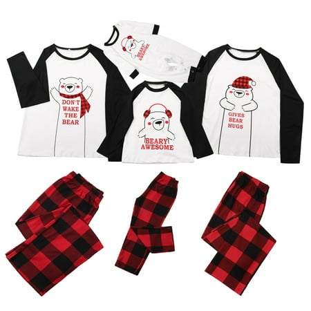 Bebiullo Matching Family Christmas Set Red Plaid Pants Christmas Pjs for Family 2 Pieces Sleepwear Loungewear
Bebiullo Matching Family Christmas Set Red Plaid Pants Christmas Pjs for Family 2 Pieces Sleepwear Loungewear