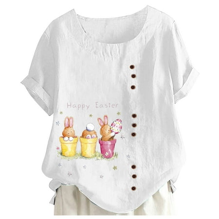 ZHAGHMIN Womens Cotton Tops Women Cotton Linen T Shirt Tops Casual Loose Easter Fit Print Tees Short Sleeve Plus Size Button Tunic Blouses Long Sleeve Polyester Spandex Short Sleeve Scrub Jackets Wo
ZHAGHMIN Womens Cotton Tops Women Cotton Linen T Shirt Tops Casual Loose Easter Fit Print Tees Short Sleeve Plus Size Button Tunic Blouses Long Sleeve Polyester Spandex Short Sleeve Scrub Jackets Wo