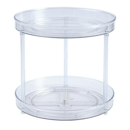 Rotating Organizer Transparent Double Layer 360° Rotatable Kitchen Seasonings Rack Makeup Holder Lazy Susan Turntable
Rotating Organizer Transparent Double Layer 360° Rotatable Kitchen Seasonings Rack Makeup Holder Lazy Susan Turntable