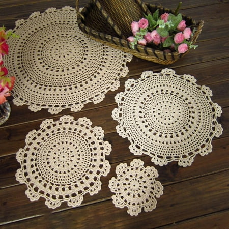 Ludlz Hollow Flowers Vintage Cotton Crochet Mat Heat Resistant Kitchen Dinning Placemats Tableware Bowl Dish Cup Mats Coaster Pad Cup Mug Coasters Table Tea Coffee Cushion Pad
Ludlz Hollow Flowers Vintage Cotton Crochet Mat Heat Resistant Kitchen Dinning Placemats Tableware Bowl Dish Cup Mats Coaster Pad Cup Mug Coasters Table Tea Coffee Cushion Pad