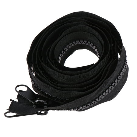 Rosarivae 200CM Black Lengthen Resin Zipper Separable Double Sided Durable Zipper with Retaining End for Sleeping Bag Tent Down Coat Door Curtain
Rosarivae 200CM Black Lengthen Resin Zipper Separable Double Sided Durable Zipper with Retaining End for Sleeping Bag Tent Down Coat Door Curtain