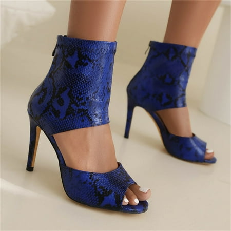 NECHOLOGY Womens Tan Sandals Ladies Fashion Snakeskin Leather Fish Mouth Back Zipper Thin High Heels Flat Sandals for Women Winter Blue 9
NECHOLOGY Womens Tan Sandals Ladies Fashion Snakeskin Leather Fish Mouth Back Zipper Thin High Heels Flat Sandals for Women Winter Blue 9