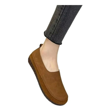 Lumento Ladies Flats Comfort Casual Shoes Classic Loafers Non-slip Boat Shoe Driving Lightweight Slip On Dark Brown 8
Lumento Ladies Flats Comfort Casual Shoes Classic Loafers Non-slip Boat Shoe Driving Lightweight Slip On Dark Brown 8