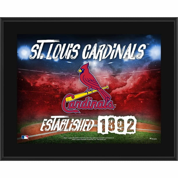 St. Louis Cardinals Fanatics Authentic 10.5" x 13" Sublimated Horizontal Team Logo Plaque - No Size