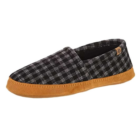 Acorn A10086BLPMM Men s Original Moccasins Black Plaid Medium