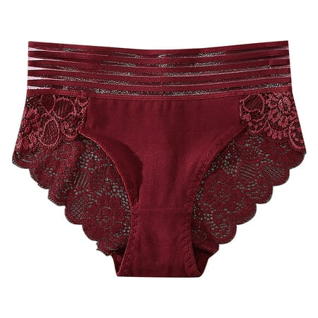 Wotryit Womens Underwear Womens Underwear Cotton High Waist Soft Lace Breathable Stretchy Briefs Comfortable Panties For Ladies Panties for Women M
Wotryit Womens Underwear Womens Underwear Cotton High Waist Soft Lace Breathable Stretchy Briefs Comfortable Panties For Ladies Panties for Women M
