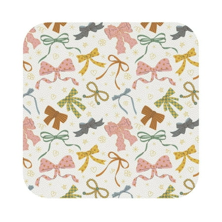Matuu Colorful Bow Knots1 for Cup Coasters Set of 6 Leather Coasters Desk Coasters for Office Measures 4” x 4” Square
Matuu Colorful Bow Knots1 for Cup Coasters Set of 6 Leather Coasters Desk Coasters for Office Measures 4” x 4” Square