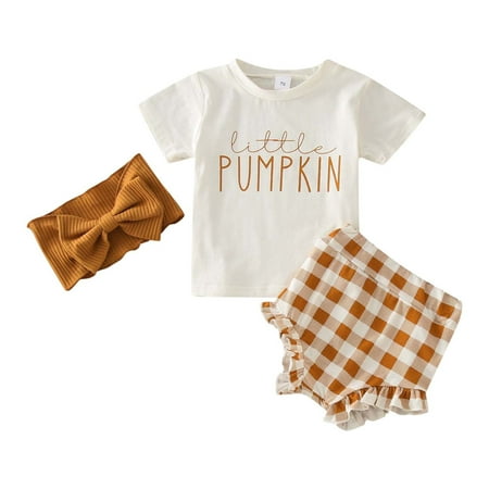 Halloween Baby Clothes Infant Boys Girls Short Sleeve Letter T Shirt Tops Plaid Prints Shorts Outfits Baby Halloween Outfit White 3 Months-6 Months
Halloween Baby Clothes Infant Boys Girls Short Sleeve Letter T Shirt Tops Plaid Prints Shorts Outfits Baby Halloween Outfit White 3 Months-6 Months