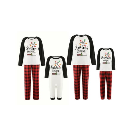 Huakaishijie Christmas Family Matching Pajamas Colorful Light Print Long Sleeve Tops/Jumpsuit + Black Red Plaid Pants 2Pcs Set
Huakaishijie Christmas Family Matching Pajamas Colorful Light Print Long Sleeve Tops/Jumpsuit + Black Red Plaid Pants 2Pcs Set