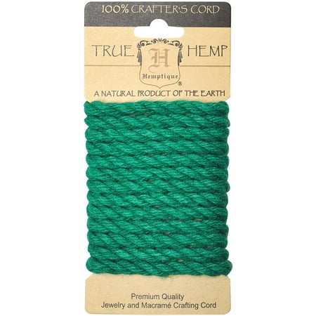 Hemptique 6mm Hemp Twisted Rope Cards for Arts & Crafts