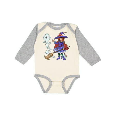 Inktastic Halloween Cute Witch with Patchwork Cat and Ghost Gift Baby Boy or Baby Girl Long Sleeve Bodysuit
Inktastic Halloween Cute Witch with Patchwork Cat and Ghost Gift Baby Boy or Baby Girl Long Sleeve Bodysuit
