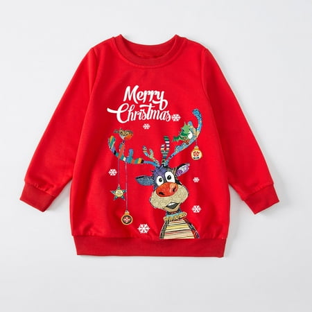 Tejiojio Kids Clothing Holiday Gift Christmas Print Kid Fashion Sweatshirt Warm Long Sleeve Round Neck Top
Tejiojio Kids Clothing Holiday Gift Christmas Print Kid Fashion Sweatshirt Warm Long Sleeve Round Neck Top