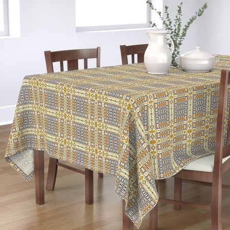 Cotton Sateen Tablecloth 70 x 90 - Blue Yellow Mexican Geometric Mexico American Art America Mexicanos Majolica Border Red Heritage Print Custom Table Linens by Spoonflower
Cotton Sateen Tablecloth 70 x 90 - Blue Yellow Mexican Geometric Mexico American Art America Mexicanos Majolica Border Red Heritage Print Custom Table Linens by Spoonflower