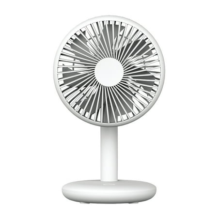 Kotyreds Outdoor Mini Floor Fan Low Noise for Home Office Camping Outdoor (White)