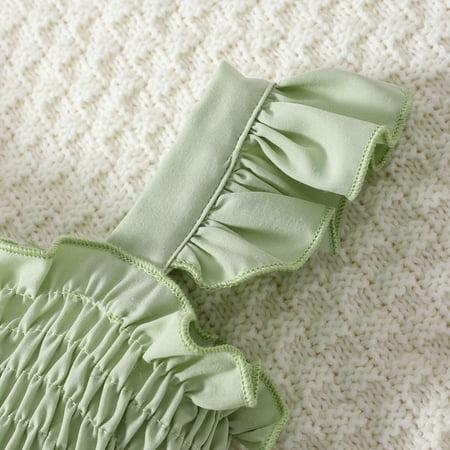 PEASKJP for Girls Girls Toddler Sleeveless Embroidered Bowknot Chiffon A-Line Pageant Dress Vintage Ruffled Casual Dresses for Girls Green 4-5 Years
PEASKJP for Girls Girls Toddler Sleeveless Embroidered Bowknot Chiffon A-Line Pageant Dress Vintage Ruffled Casual Dresses for Girls Green 4-5 Years