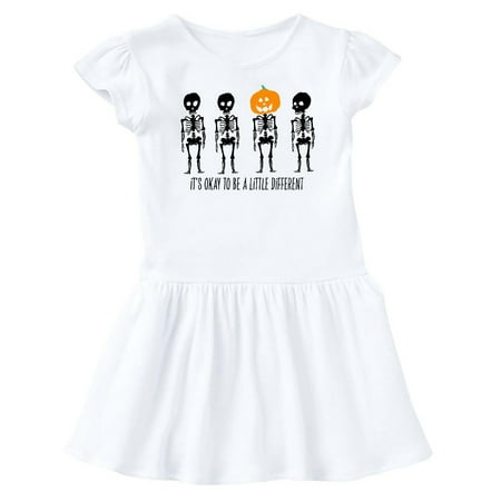 Inktastic It s Okay to be a Little Different Skeletons and Pumpkins Gift Baby Girl Dress
Inktastic It s Okay to be a Little Different Skeletons and Pumpkins Gift Baby Girl Dress