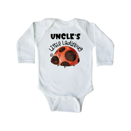 Inktastic Uncle s Little Ladybug Gift Baby Boy or Baby Girl Long Sleeve Bodysuit
Inktastic Uncle s Little Ladybug Gift Baby Boy or Baby Girl Long Sleeve Bodysuit