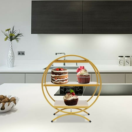CNCEST 3 Tier Metal Cake Stand Dessert Stand for Party Wedding Birthday Dessert Cake Display Gold Round
CNCEST 3 Tier Metal Cake Stand Dessert Stand for Party Wedding Birthday Dessert Cake Display Gold Round