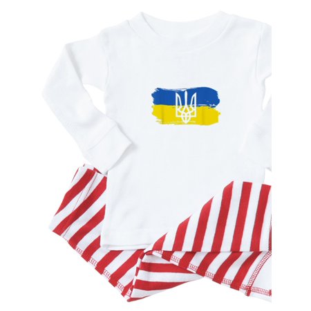 CafePress - I Stand With Ukraine Flag Emblem Map Patri Pajamas - Toddler Long Sleeve Pajama set
CafePress - I Stand With Ukraine Flag Emblem Map Patri Pajamas - Toddler Long Sleeve Pajama set