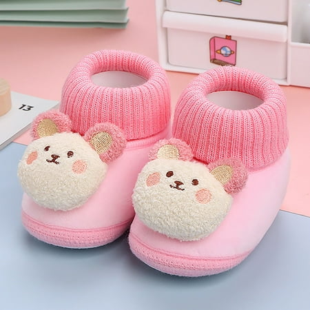Aayomet Cute Baby Walking Shoes Sole Baby Walking Shoes Winter Plush and Thick Cotton Socks and Shoes (Pink 12)
Aayomet Cute Baby Walking Shoes Sole Baby Walking Shoes Winter Plush and Thick Cotton Socks and Shoes (Pink 12)