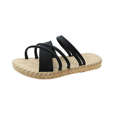 Womens Strappy Flat Sandals Open Toe Espadrille Flats Sandals Slip On Comfort Sandals Indoor Outdoor Casual Sandal
Womens Strappy Flat Sandals Open Toe Espadrille Flats Sandals Slip On Comfort Sandals Indoor Outdoor Casual Sandal