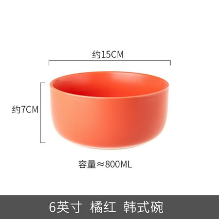 

Nordic Creative Ceramic Matt Soup Bowl Salad Bowl Thick Soup Bowl Household Rice Bowl Fahai Bowl Tableware Breakfast Bowl