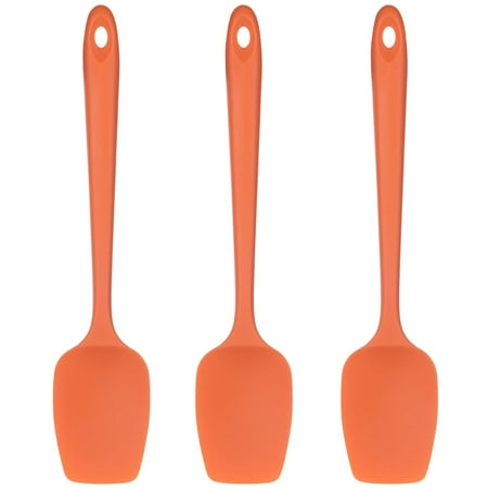 U-Taste 600ºF Heat Resistant Silicone Spoon Spatulas 3 Piece Set Non-Stick High Temp Cooking Baking Mixing Silicon Spoonula Flexible Kitchen Rubber Scraper for Nonstick Cookware (Orange)
U-Taste 600ºF Heat Resistant Silicone Spoon Spatulas 3 Piece Set Non-Stick High Temp Cooking Baking Mixing Silicon Spoonula Flexible Kitchen Rubber Scraper for Nonstick Cookware (Orange)
