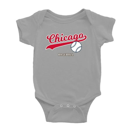 Cute Chicago Baby Bodysuits Baseball Fan Baby Jersey Clothes for Boys Girls (Gray 0-3 Months)
Cute Chicago Baby Bodysuits Baseball Fan Baby Jersey Clothes for Boys Girls (Gray 0-3 Months)