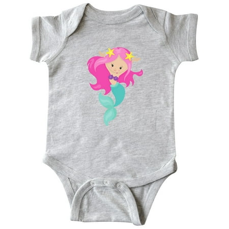 Inktastic Pretty Mermaid With Long Pink Hair and Green Tail Gift Baby Girl Bodysuit
Inktastic Pretty Mermaid With Long Pink Hair and Green Tail Gift Baby Girl Bodysuit