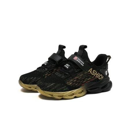 Gomelly Kids Sneakers Non-Slip Athletic Shoes Round Toe Running Shoe Breathable Trainers Sports Walking Black 3Y
Gomelly Kids Sneakers Non-Slip Athletic Shoes Round Toe Running Shoe Breathable Trainers Sports Walking Black 3Y
