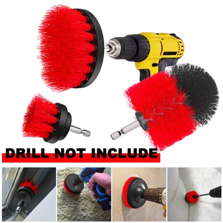 Htwon 3Pcs Car Wash Brush Hard Bristle Drill Auto Scrubber Detailing Cleaning Tool Nylon 
Htwon 3Pcs Car Wash Brush Hard Bristle Drill Auto Scrubber Detailing Cleaning Tool Nylon