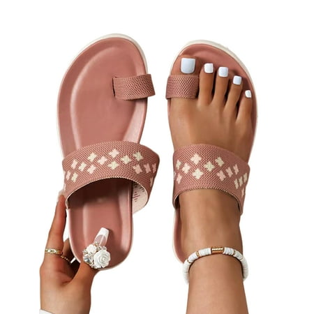 Colisha Ladies Slides Slip On Flat Sandals Beach Toe Ring Shoes Womens Comfort Slide Sandal Strap Pink 8
Colisha Ladies Slides Slip On Flat Sandals Beach Toe Ring Shoes Womens Comfort Slide Sandal Strap Pink 8