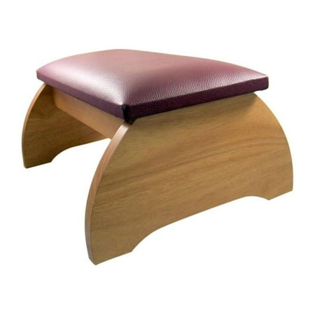 Maple Hardwood Personal Bed Time Prayer Kneeler 8 Inch (Pecan Stain)